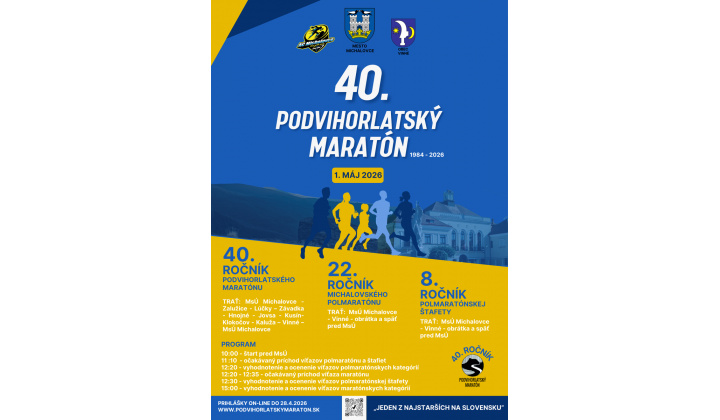 40. Podvihorlatský maratón