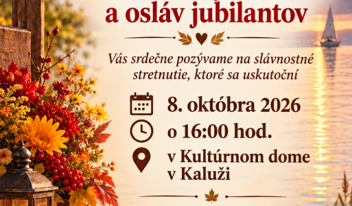 Október - mesiac úcty k starším 2026 